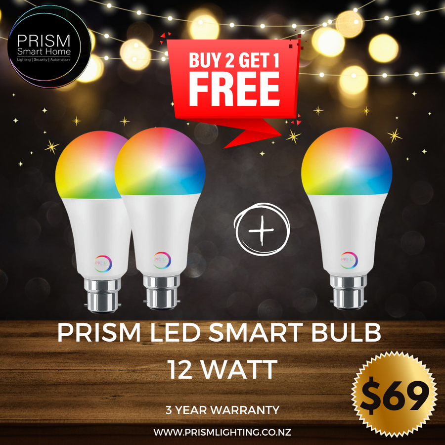 Buy 2 x Prism LED Smart Bulb Get 1 FREE